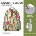 thumbnail image 5 of Ethnic Boho Backpack for Women - Vintage Tribal Print, 17" Laptop Compartment, Heavy Duty Fabric, Perfect for School, Work, & Commuting in Style, 5 of 6
