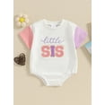 thumbnail image 4 of Suealasg Baby Boys Girls Summer Outfit Short Sleeve Crew Neck Letter Embroidery Romper Bodysuit 3M 6M 9M 12M 18MCute One Piece Clothes for Newborn Boys Girls, 4 of 9