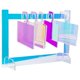 thumbnail image 4 of Nail Photo Display Plate Rectangle Shaped Board Home Use Color Simple Design Organization 1Set, 4 of 5