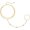 CZ Gold 3, variant on Hand Chain Bracelet for Women: Dainty 14k Gold Silver Plated Ring Chain, Crystal, Style Z4686