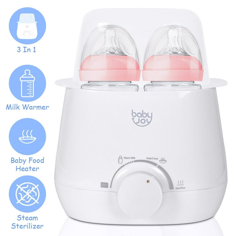 Baby-Joy Portable Double Feeding Baby Bottle Warmer, Milk Heater - Main Image