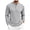 Light Gray, variant on Linfrsh Top for Men Men's Ribbed Henley Shirt Short Sleeve Slim Fit Muscle Shirt Fitted Cotton Casual Long Sleeve