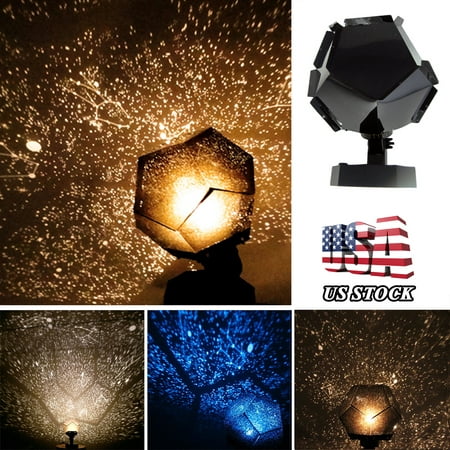 3 Colors/Warm Color Bulb Light Romantic Astro Star Sky Laser Projector Projection Cosmos Night Light Lamp starnightlight Lighting Home Bedroom Decor Birthday