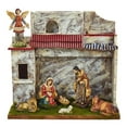 thumbnail image 1 of Ensemble Nativité avec 9 Figurines & Stable, 1 of 1