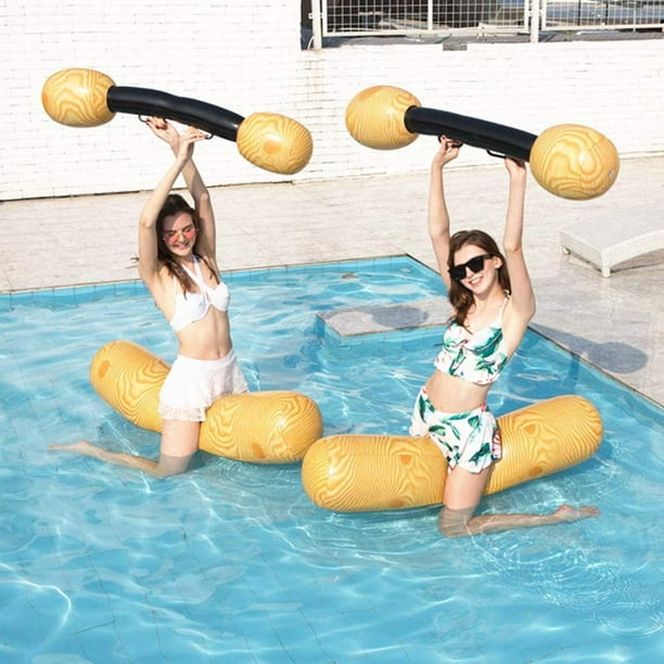Bateau de combat à eau Ride-on Flotteur de piscine gonflable pour les  enfants