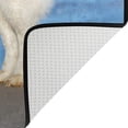 thumbnail image 4 of SKYSONIC Area Rug Pad White Dog Samoyed Walks Near The Sea Nursery Rugs Floor Mat for Kids Playing Room Living Room Bedroom, 80 x 58 inch, 4 of 6