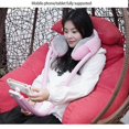 thumbnail image 4 of 2-in-1 U-shaped 2 colors Neck Pillow With Tablet Phone Holder Memory Foam Nap, 4 of 5