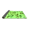 thumbnail image 2 of Ahgly Company Indoor Round Abstract Green Modern Area Rugs, 8' Round, 2 of 4
