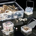 thumbnail image 6 of Clear Plastic Storage Box Organizer, Beads Jewelry DIY Accessories Sorting Tray with Removable Dividers for Craft, Beading, Nail Art, 24-Compartment Transparent Acrylic Box, 6 of 6