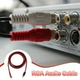 thumbnail image 4 of Cable RCA dorado Uxcell, 6.6 pies (2 metros) RCA a extremo abierto de cable desnudo, cable de extensión RCA para guitarra, altavoces, equipos de audio, 4 of 6