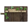 thumbnail image 4 of PKQWTM Happy St Patricks Day Wooden Blocks Shamrocks Rustic Wooden Book Cover Book Protector Book Sleeve Book Pouch Book Bag 6x9 inch, 4 of 4