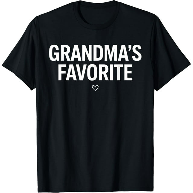 Grandma's Favorite estampada para hombre Camiseta | Camiseta casual de algodón