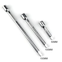 1/4‘’ Drive Socket Extension Bar Ratchet Wrench Extender Extension Rod 50Mm 100Mm 150Mm Sleeve Connecting Rod Hand Tools 50Mm Fangkenuo
