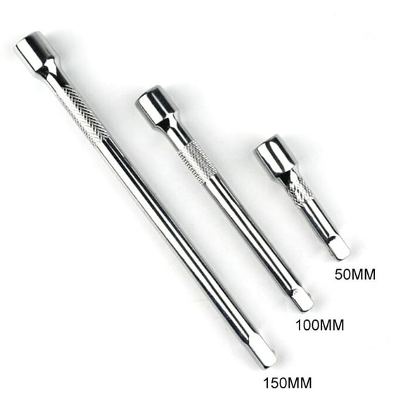 1/4‘’ Drive Socket Extension Bar Ratchet Wrench Extender Extension Rod 50Mm 100Mm 150Mm Sleeve Connecting Rod Hand Tools 50Mm Fangkenuo