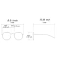 thumbnail image 3 of Gafas de sol vintage Sonducket para mujer a prueba de rayos color Rosa, 3 of 6