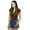 Blue, variant on JuicyTrendz Women's High Waist Denim Five Pocket Shorts Stretchy Casual Fit Skinny Jean Style Blue L