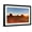 Black Frame, variant on Art.com Monument Valley, Utah - Three Peeks and Sun Art Print by Lantern Press, Brown Frame Wall Art, 29" x 21"