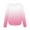 Pink a1, variant on UQJfacai Girls Long Sleeve Shirts Kids Gradient Graphic Crewneck Tops Fall Curve Hem Side Slit Casual Cute Blouses Tee 3-12 Years