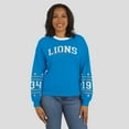 thumbnail image 4 of Women's WEAR by Erin Andrews  Blue Detroit Lions Sport Long-Sleeve T-Shirt, 4 of 6