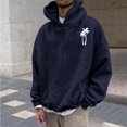 thumbnail image 1 of Sudadera con capucha para hombre, sudadera con capucha con letras estampadas, jersey de manga larga, sudadera con capucha para hombre, abrigo de poliéster, 1 of 4