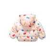 thumbnail image 2 of Bagilaanoe Baby Girls Winter Puffer Jacket Toddler Zipper Quilted Coat 6M 9M 12M 18M 24M 3T 4T Kids Warm Lightweight Hoodie Outwear, 2 of 9