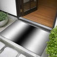thumbnail image 5 of 2x3 Door Mat Rug, Black Grey White Non-Skid Rubber Backing Large Rectangle Rugs - Living Room Bedroom Home Office, Farmhouse Ombre Color Modern Simple Indoor Floor Mat Carpets Washable Rug, 5 of 9