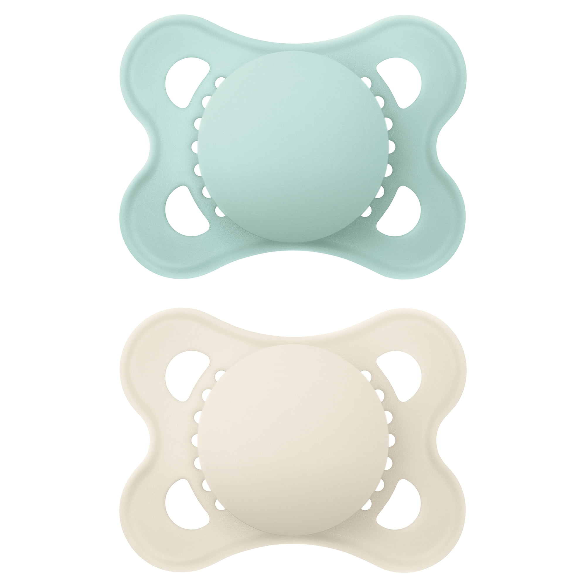 Whale/Lobster Tooth-Friendly Dummy MAM Original Silicone Dummies in a Set of 2 Baby Dummy Made of Special MAM SkinSoft Silicone with Dummy Box 0-6 Months