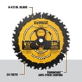 thumbnail image 3 of DEWALT DWA161224 6-1/2-Inch 24-Tooth Circular Saw Blade, 3 of 6