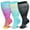 Tie Dye, variant on 3 Pack Plus Size Compression Socks for Women & Men, Extra Wide Calf Knee High Stockings for Circulation Support