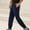 Navy, variant on Pants For Men Work Casual Stretch Tear Basketball Training Pant Warm Up Loose Open Leg Sweatpant With Pockets Trousers