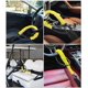 thumbnail image 5 of Amarillo, Bloqueo del Volante Bloqueo del cinturón de Seguridad Bloqueo antirrobo del Bolso Adecuado para la mayoría de los Carros de Golf de los automóviles SUV,65*5.7cm, 5 of 5