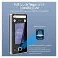 thumbnail image 4 of 4.3inch Biometric Face Identification Access Control Attendance Machine Time Clocks For Employees Small Business, 4 of 5