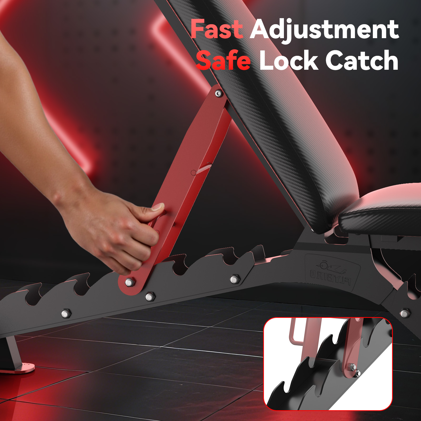 Flybird Weight Bench with 1200 Lb Capacity photo 2