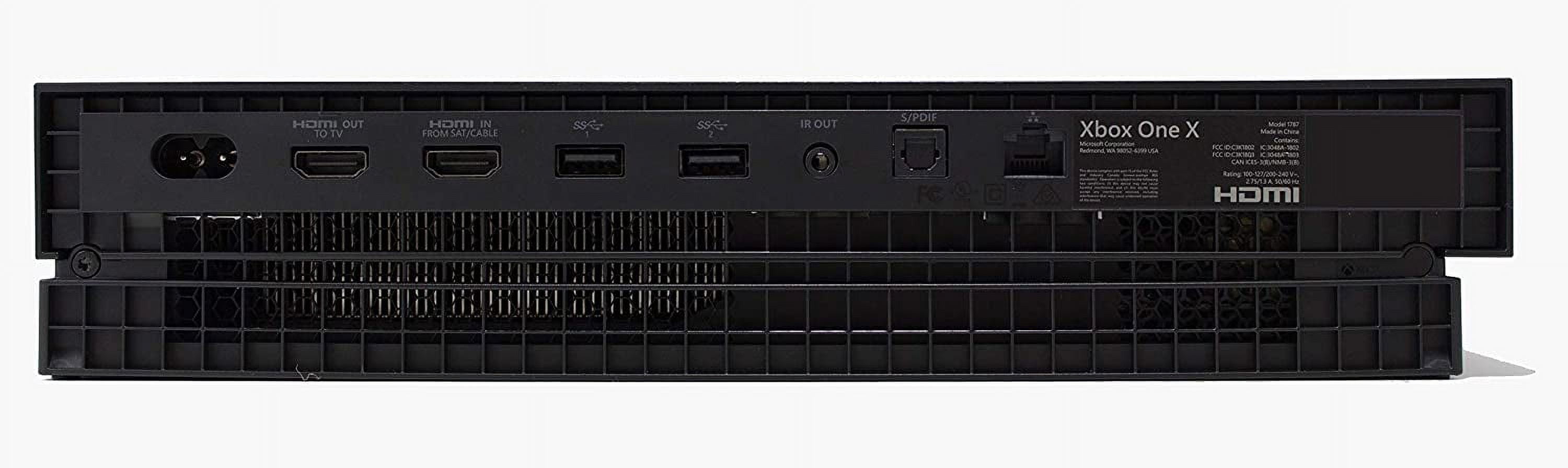 Pre-Owned Microsoft Xbox One X 1TB Gaming Console Black with 2 Controller Included with Forza Motorsport 7 BOLT AXTION Bundle ( )