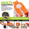 thumbnail image 2 of 2-pack Multifunctional Bottle and Can Opener, Plastic Water Bottle, Twist-Off, Pull Tab Soup, for Weak Hands, Seniors, Elderly, Rheumatoid Arthritis, 2 of 5