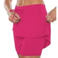 thumbnail image 3 of jiaxiM Athletic Skorts for Women Summer High Waisted Breathable Workout Golf Tennis Skirt with Pockets for Women Plus Size Mini Skorts Running Skort with Shorts, 3 of 7