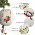 thumbnail image 6 of Christmas Trucks Shower Curtain, Xmas Tree Red Bird Snowflakes Winter Waterproof Fabric Shower Curtains with 12 Hooks, Bathroom Curtain Set for Bathroom Accessories Decor, 72 x 84 Inches, 6 of 9