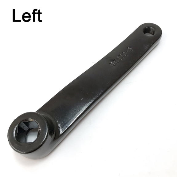 170mm Exercise Bike Crank Iron Square Hole Left/Right Indoor Sports Bike Crank