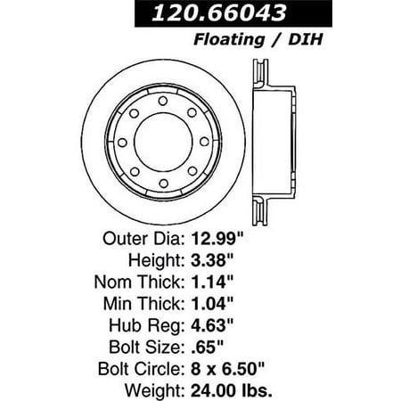 Stoptech 126.66043SL Auto Part Fits select: 1999-2007 CHEVROLET SILVERADO 1999-2004 GMC NEW SIERRA