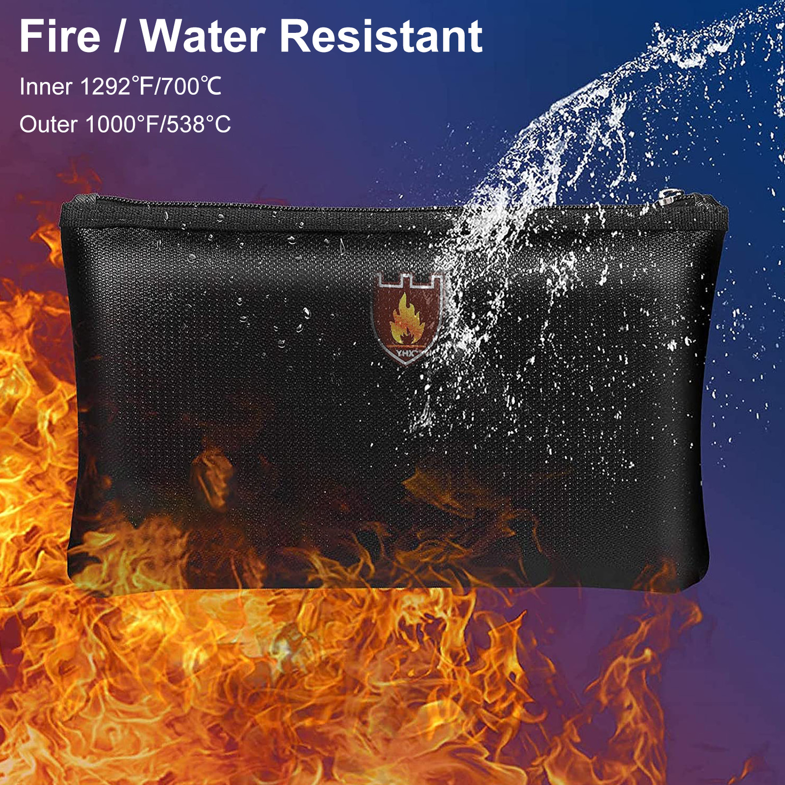 EEEkit Fireproof Document Bags, 2-Pack photo 6