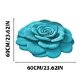 thumbnail image 6 of Neoyler Front Door Mat Welcome Mat Flower Mat Soft Crystal Velvet Non-Slip Plush Three Dimensional Floral Visual Effect High Grade Area Rug for Living Room Bedroom Hallway Multicolor 15.7x23.6in, 6 of 6