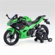 thumbnail image 1 of 1:12 For Kawasaki For Ninja 400 Alloy Sport Motorcycle Model DieCast Racing Motorcycle Model Simulation Sound and Light Kids Gift Green, 1 of 5