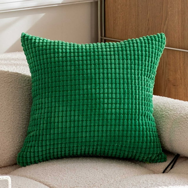 Spring Set Of 2 Corduroy Striped Cushion Covers 24x24 Inch Throw Pillow Covers For Living Room 24x24 In 2 Pack