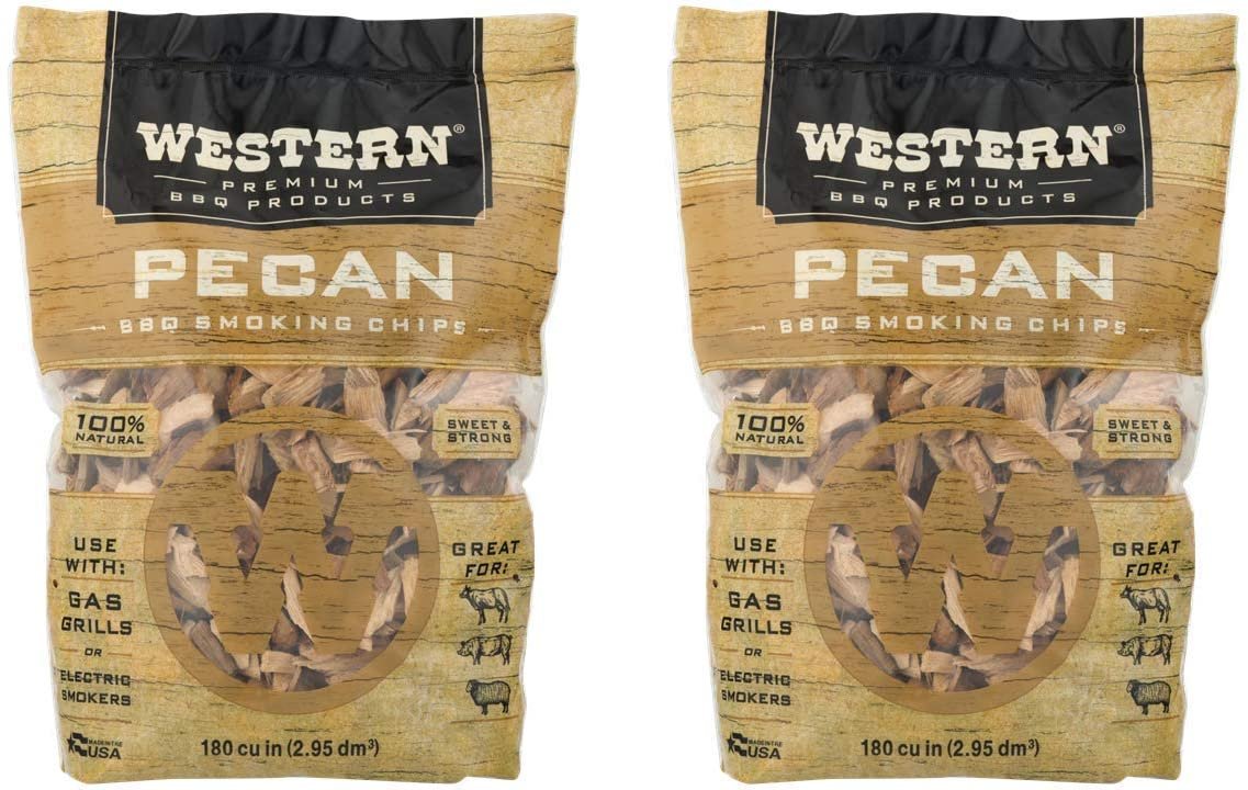 Western Pecan BBQ Smoking Chips 180 Cu. in. 2 Pack - image 1 of 1