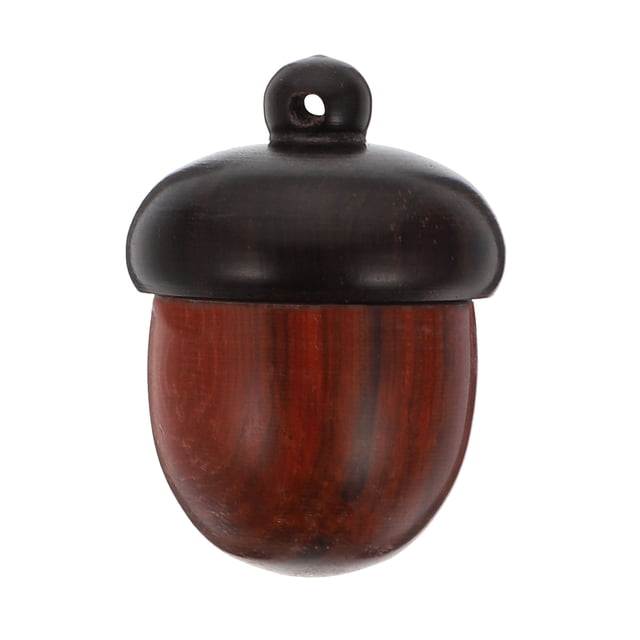 Miangastore Chic MultiFunctional Nut Pendant for Women Coffee Color HighQuality Synthetic Material 1pc