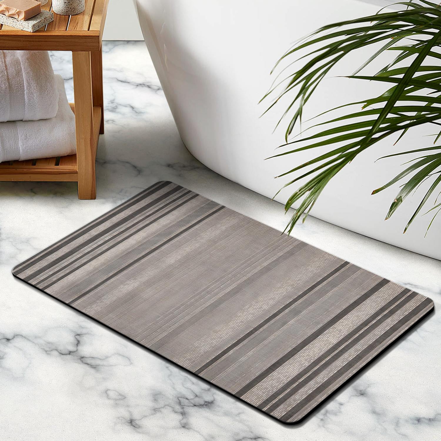 Luxury Bathroom Rugs 20x32 in, Durable Non-Slip Bath Mat, Machine Washable, Quick Dry- Perfect for Your Tub, Shower and Bathroom