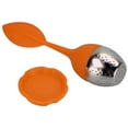 thumbnail image 3 of Infuseur/diffuseur/filtre à Thé, en Forme de Thé, 100 % Silicone de Qualité Alimentaire et Infuseur en Acier Inoxydable de Haute Qualité, Ensemble de 2, 3 of 5
