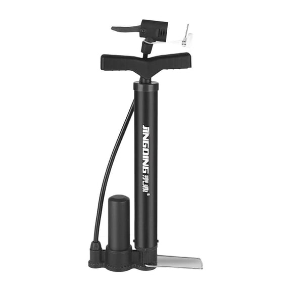 Manual Air Pump with Digital Pressure Gauge, 160 PSI High Pressure Floor Pump for Car Tires, Bike Tires, Sports Balls, Presta Schrader Dunlop Valves