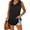 Black, variant on Women's Sleeveless V-Neck Tank Top – Solid Color Curved Hem Loose Fit, Soft Casual Daily Wear Green,L