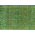 thumbnail image 1 of Ahgly Company Machine Washable Indoor Rectangle Oriental Turquoise Blue Industrial Area Rugs, 6' x 9', 1 of 4